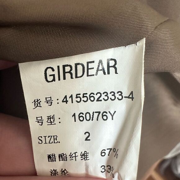 GirDear Long 3 Big Button Blazer Size 2 - Picture 7 of 8